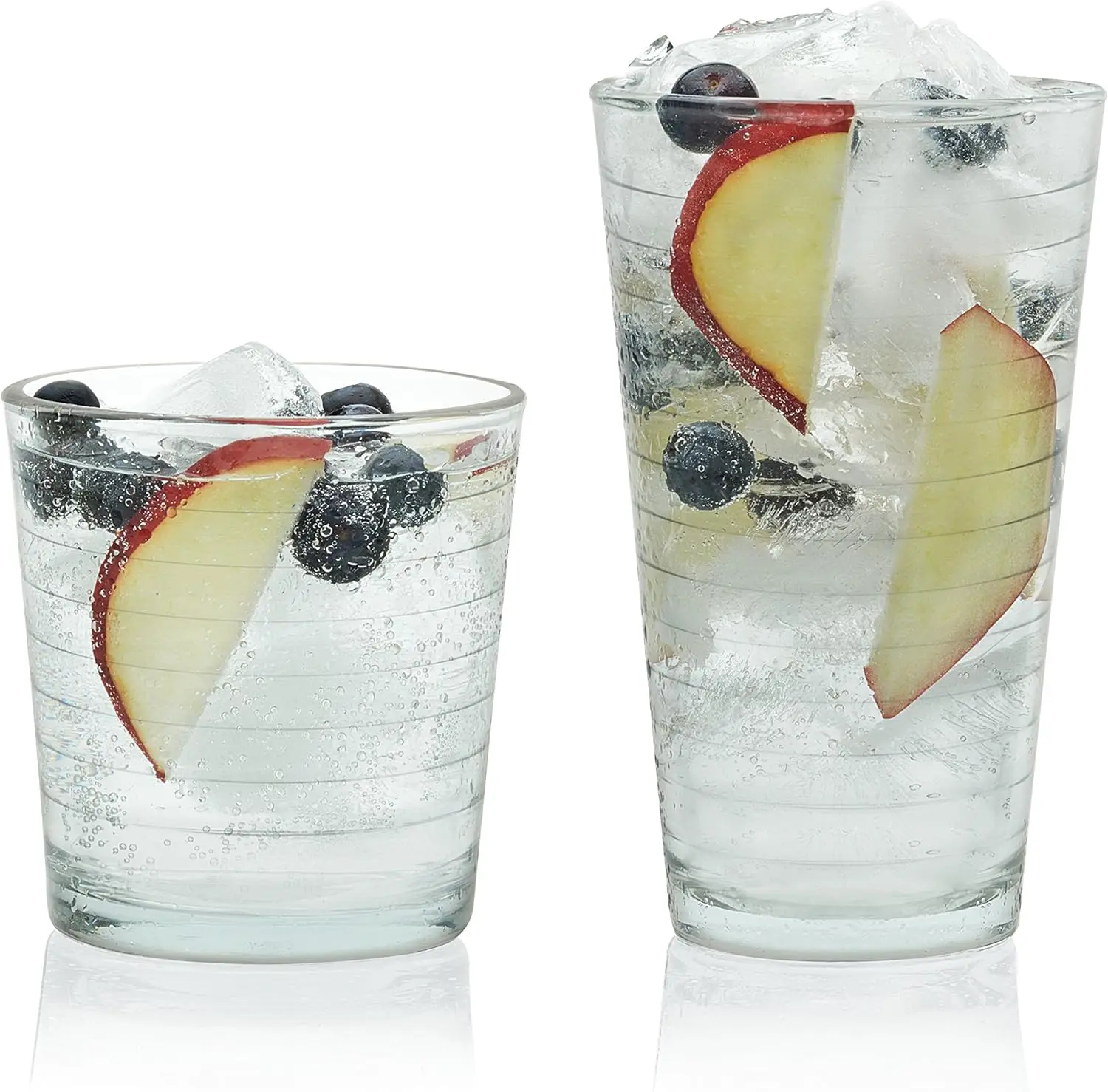 

Набор из 16 стаканов и камней с обручами