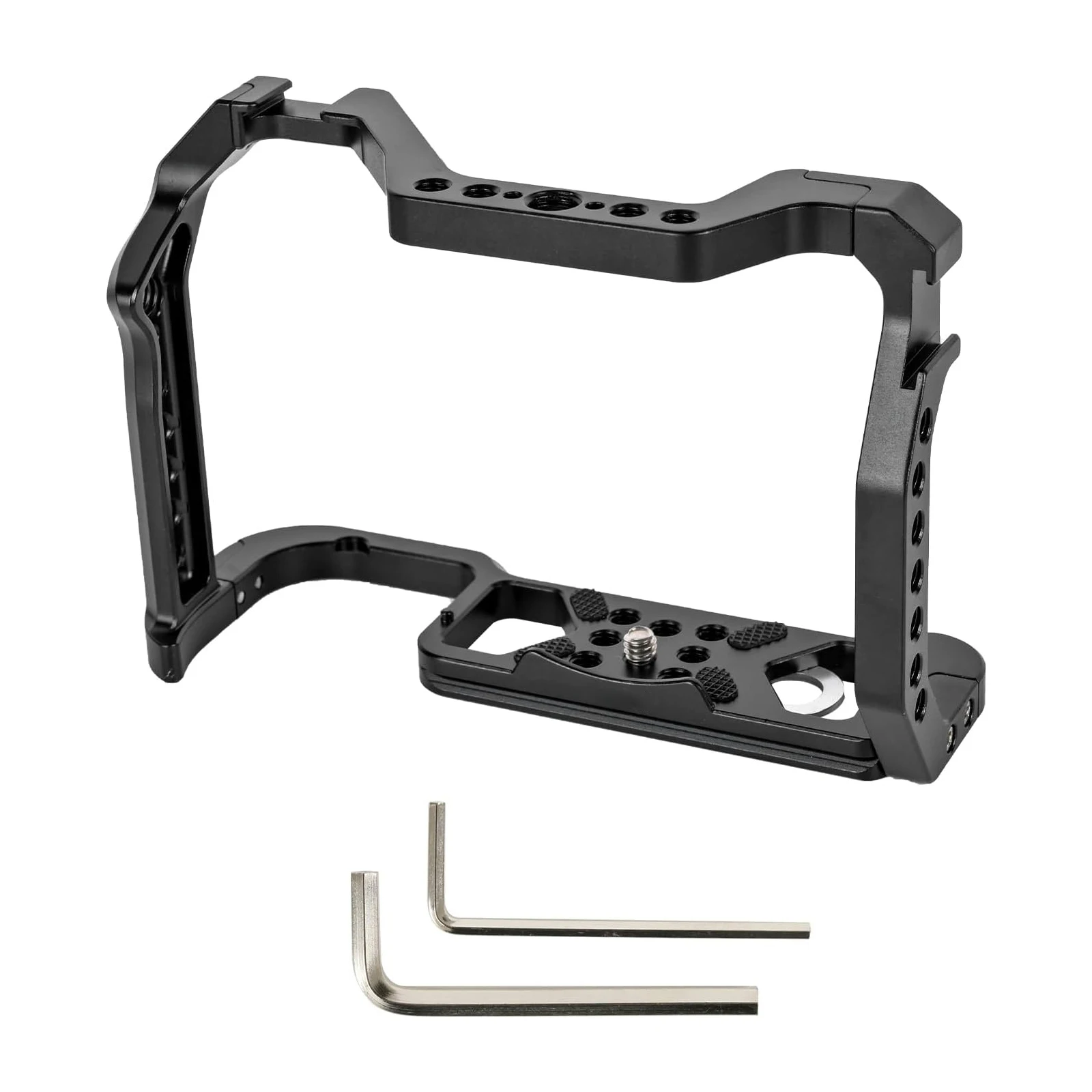 Probty Camera Cage R5 Mark II/R6 Mark II Cage with Cold Shoe and ARRI Interface for EOS R5C/R6 Mark II/R5 Mark II/R5/R6/R5C