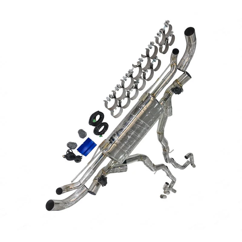 Catback Exhaust with Valve Control Stainless Steel for BMW X5 X6 M50i M60i G05 G06 CNC Welded 1 Piece