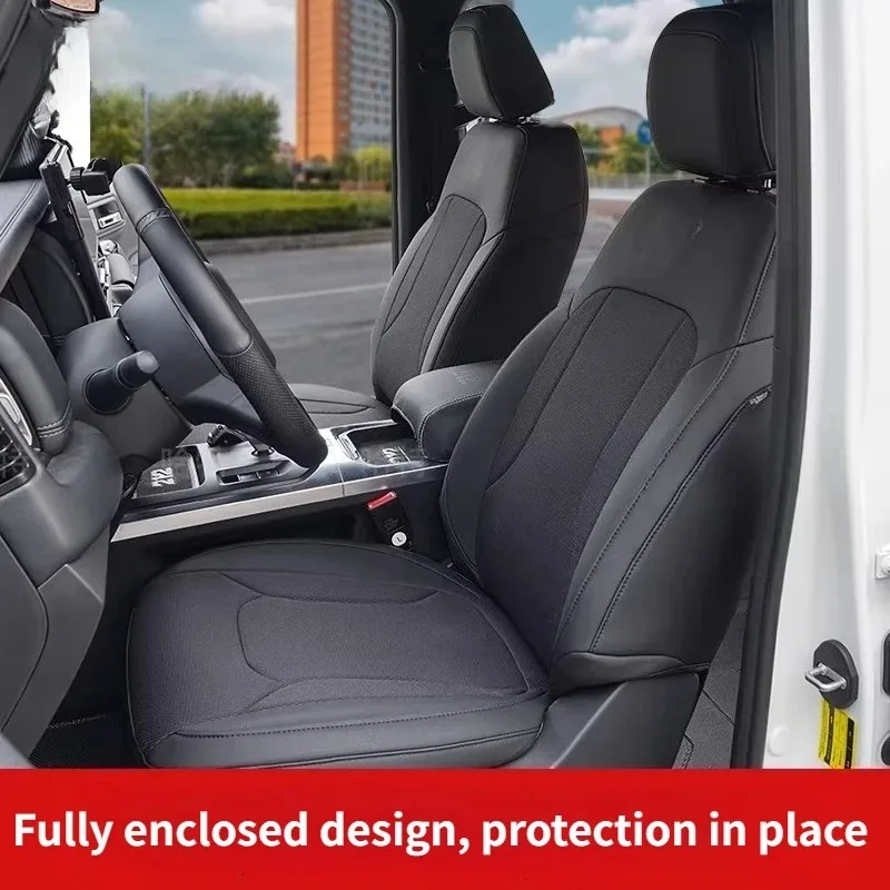 Car Seat Cushions for BAIC/BAW BJ 212 T01 2024 2025 All-inclusive Front and Rear Row Seat Cover Leather Seat Protective Mats