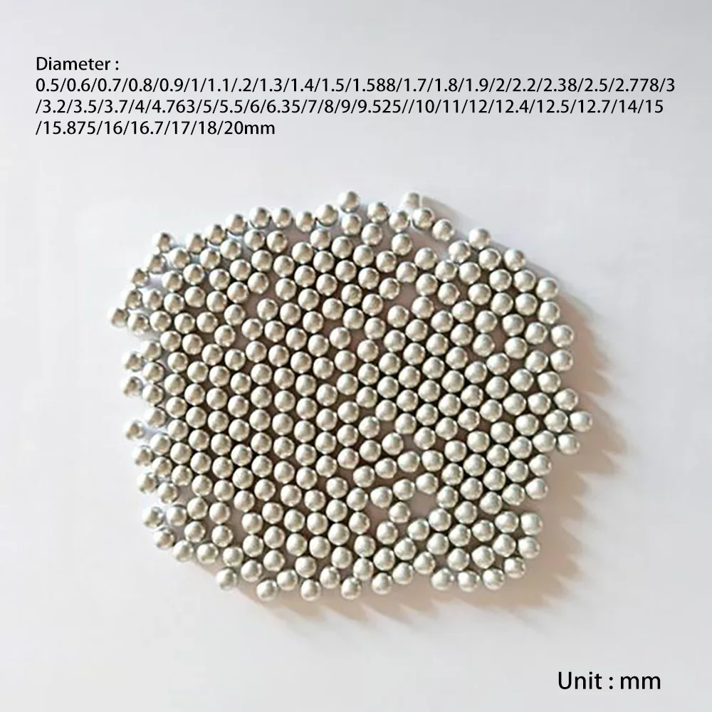 

NSONENS 2.778/3/3.2/3.5/3.7/4/4.763/5/5.5/6/6.35/7/8/9/9.525/10/11/12/12.4/12.5mm Dia AL beads Pure aluminum ball Solid spheres