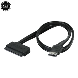 Power Esata (eSATAp) to Sata Cable Dual Power USB 12V 5V Combo to 22 Pin (7Pin + 15Pin)For 2.5 inch 3.5 inch HDD