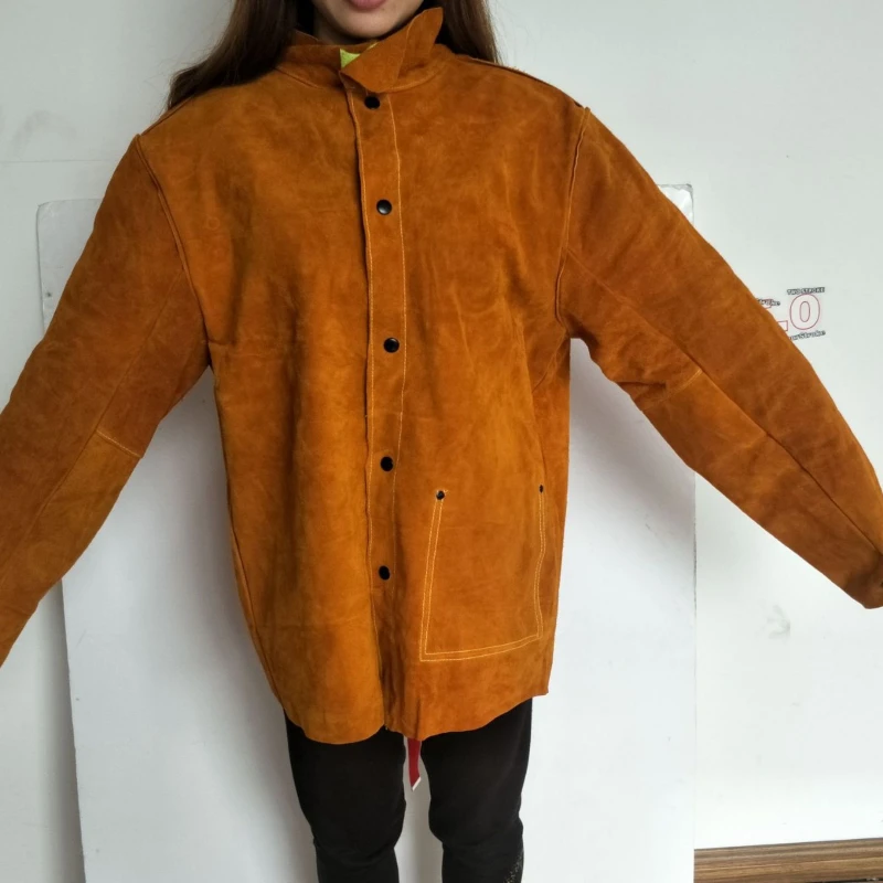 

Hot-selling manufacturer price, high-quality bovine two-layer leather electric welding clothes