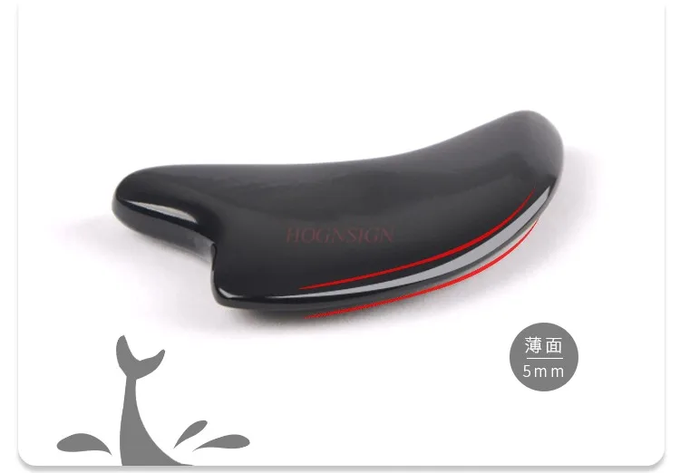 Horn scraping board facial beauty face scraping sand face detoxification lymphatic neck meridian whole body universal household