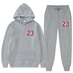 Hoodies + Sweatpants Men's Sports Set Male Suit Women's Tracksuit Women Groups Sweatshirts for Men Sport Pants 2 Piece Brand