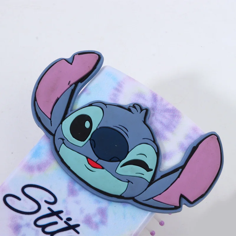 การ์ตูนดิสนีย์ Stitch เบาะหวีเด็กนวดผมหวี Kawaii ซิลิโคนจัดแต่งทรงผมอะนิเมะอุปกรณ์ต่อพ่วงเพื่อนของขวัญวันเกิด