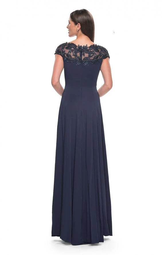 Robe courte pour mère de la mariée, ligne A, col bateau, manches courtes, élégante, pour les invités au mariage, perles, soirée de luxe