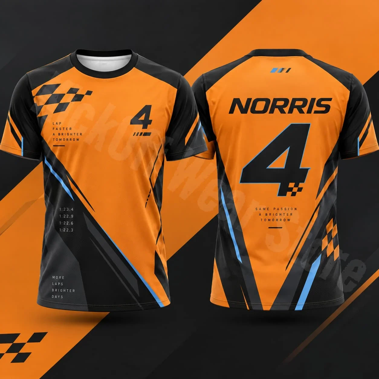 Norris 4 Men's T Shirt Summer Racing Style Graphic Tee Casual Streetwear Motorsport Fan Clothing Unisex Men Women Sport Wear