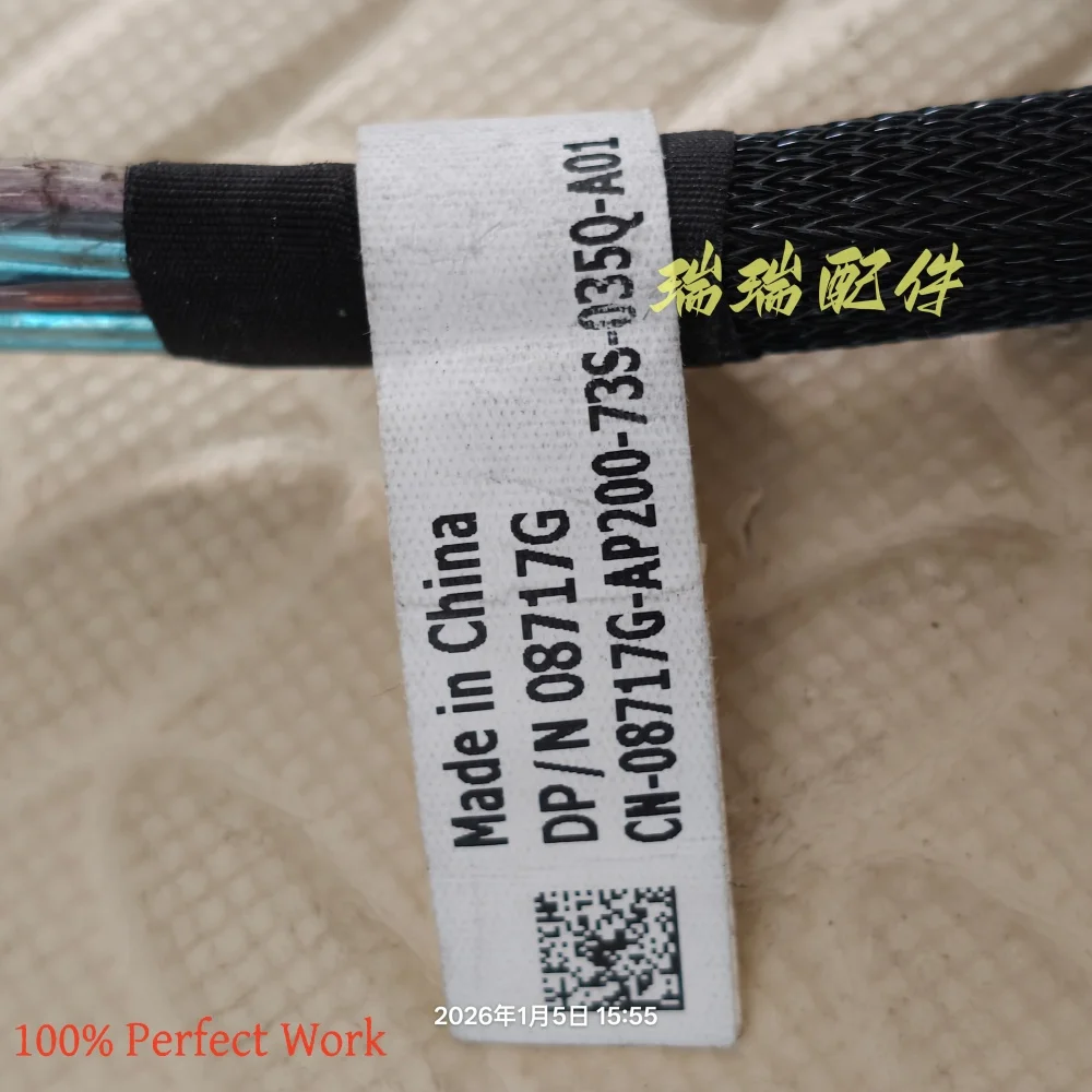 For Dell R730XD backplane cable hard drive cable SAS cable 08717G-AP200 ,100% Perfect Work,Freeing shipping