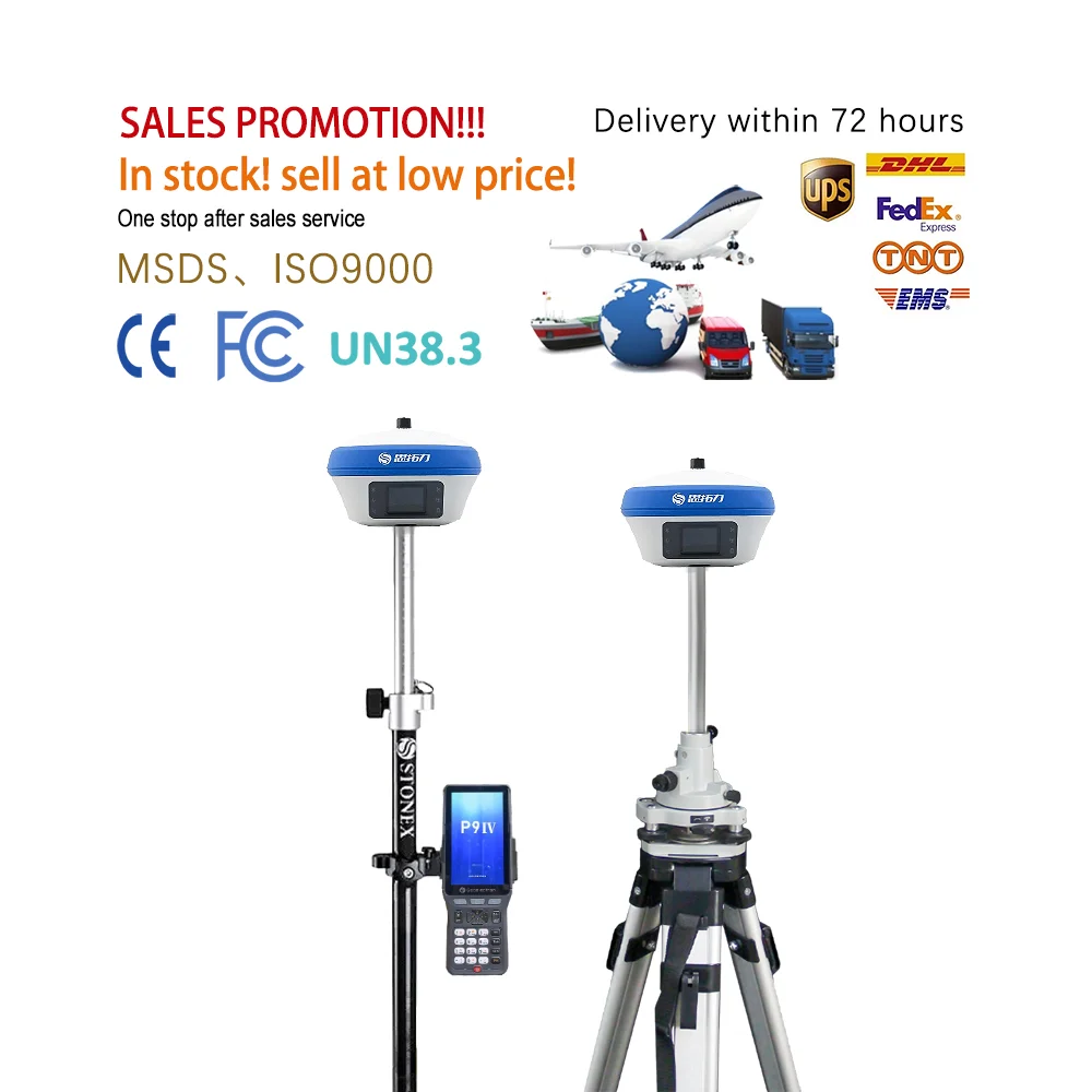 International Version Stonex S6II/S980A/S980+ High Accuracy Gps RTK With Google Function V200 V300 A90 S9II Gnss Receiver Rtk
