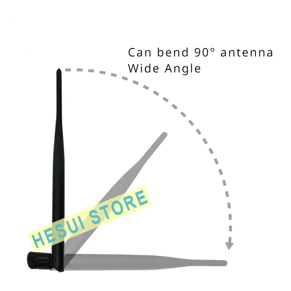 2.4G 5G 5.8G external glue stick antenna WIFI Bluetooth antenna Folding SMA interface