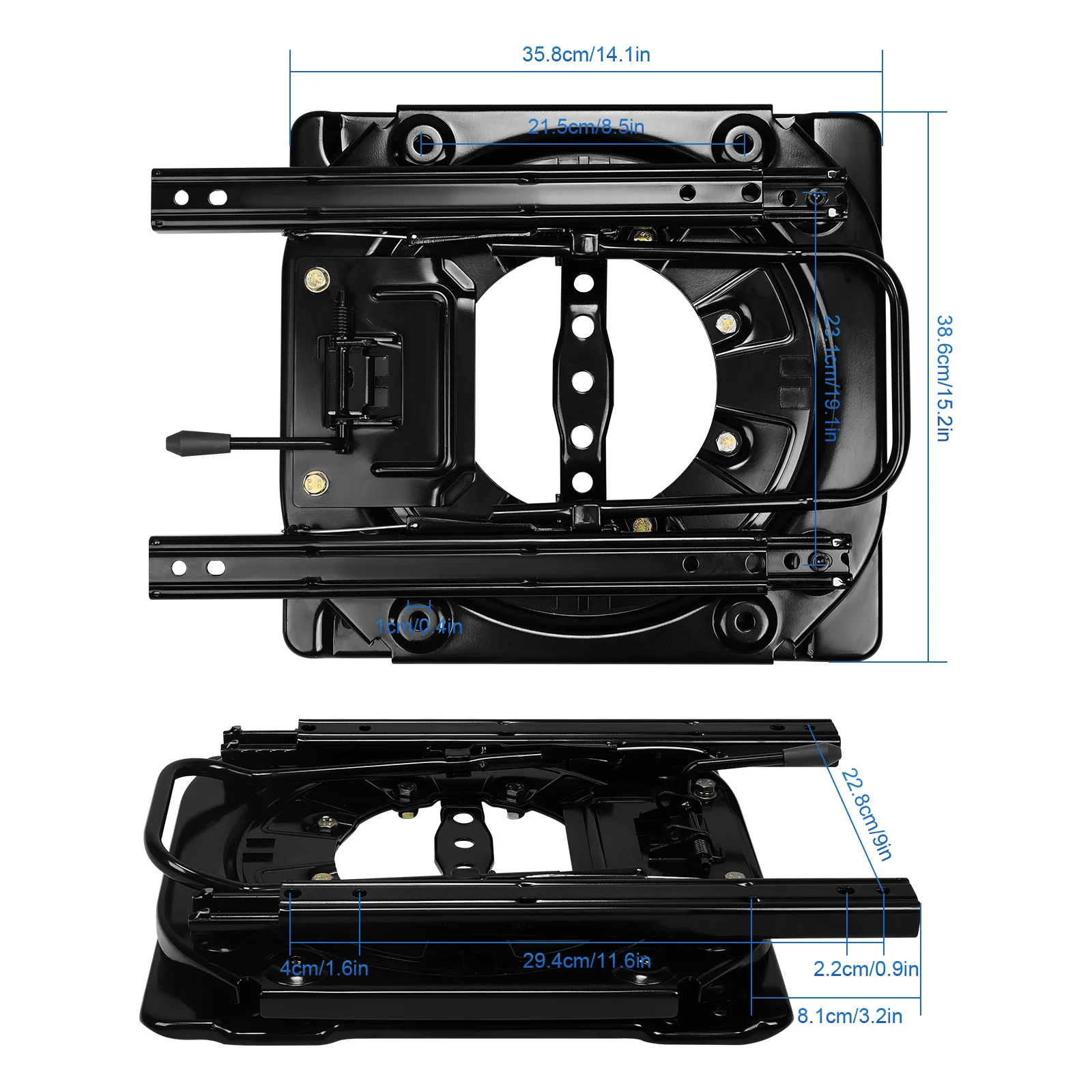 3 مللي متر لوح فولاذي قاعدة مقعد دوارة 360 درجة تدوير مقعد الركائز كرسي السيارة قاعدة دوارة ل RV فان قارب تخييم شاحنة حافلة