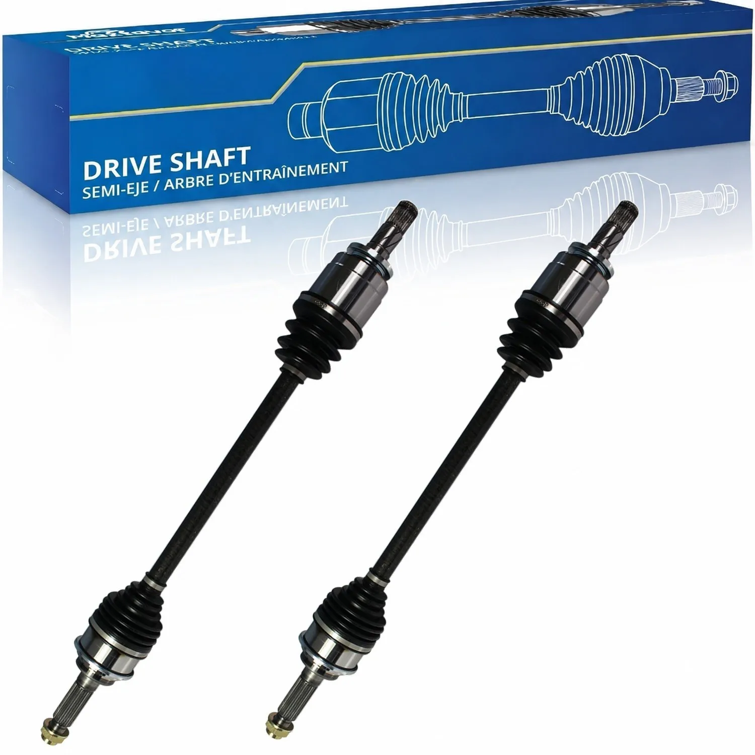 Maxfavor 2x CV Axle Assembly Axle Shaft Rear for Subaru Impreza 2004-2007 AWD 2.5L 2458CC H4 GAS DOHC Turbocharged