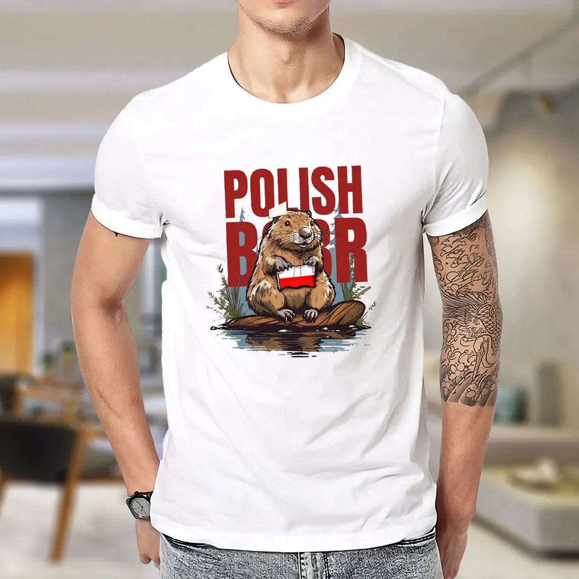 T-shirt en coton de dessin animé pour hommes, vêtements vintage, mode coréenne, chemises vintage pour hommes