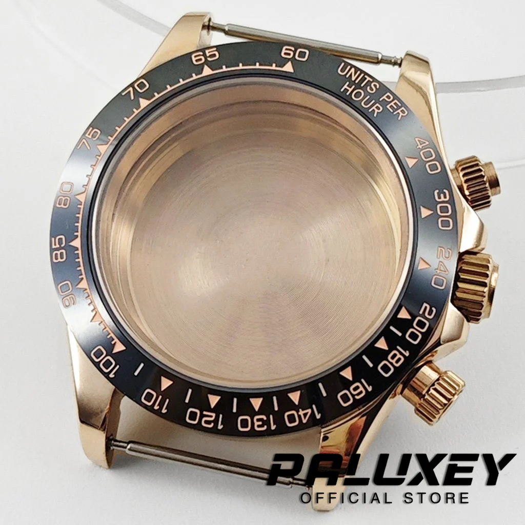 Daytona 40mm VK63 Sapphire Glass Watch Case Ceramic Bezel Men's Watch Accessories Suitable for VK63 VK63A VK64 Quartz Movement image 3