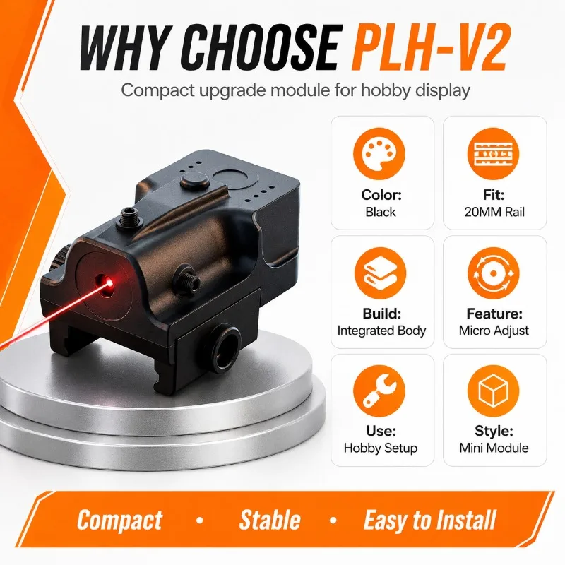 One‑piece Formed Red‑beam Indicator Ornament, Anti‑loose Fast‑lock Decor Part for Hobby‑use Model Refitting