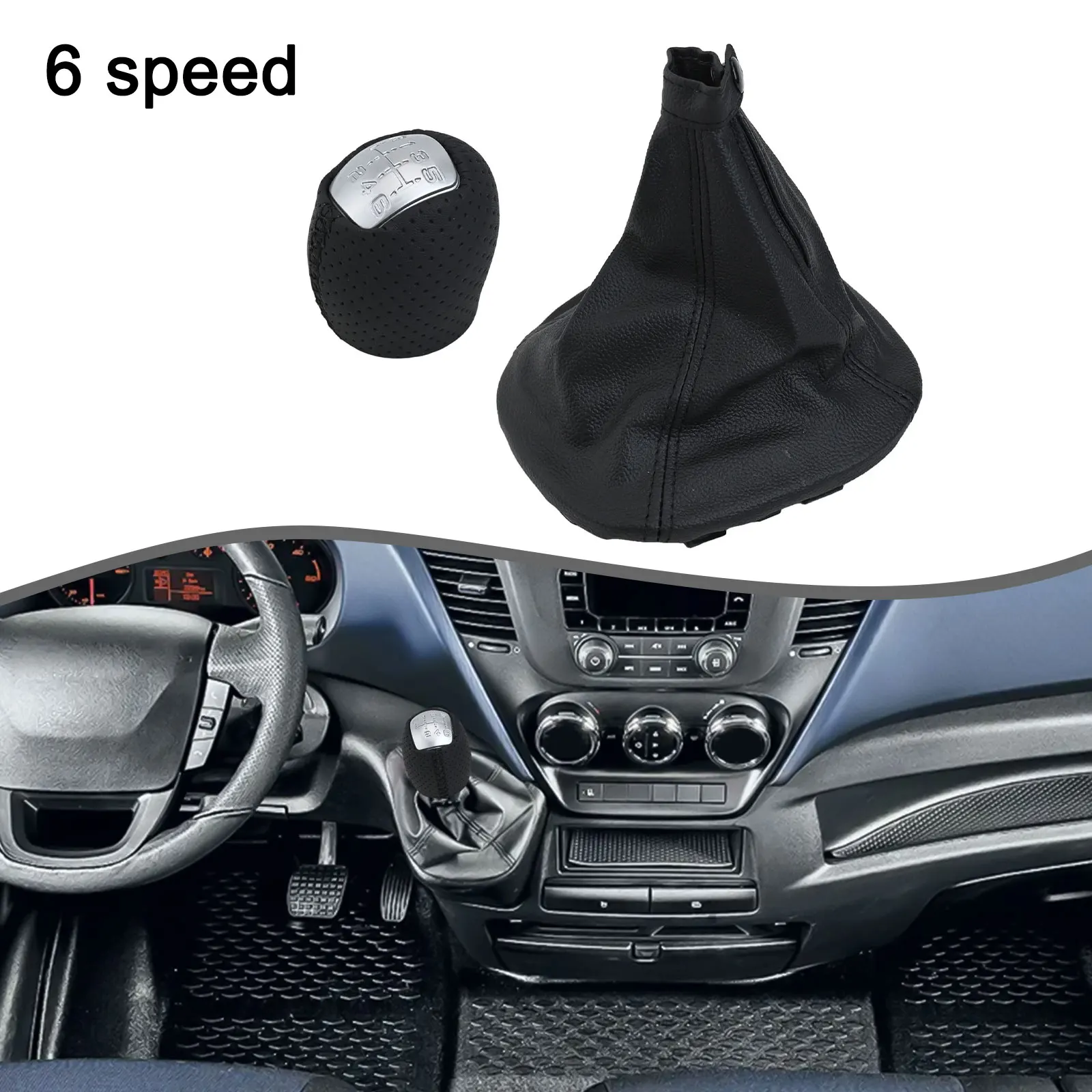

Sleek Design Leather Gear Shift Knob Gaiter Boot for IVECO For DAILY V VI Models (2008 2017) Ideal Interior Accessory