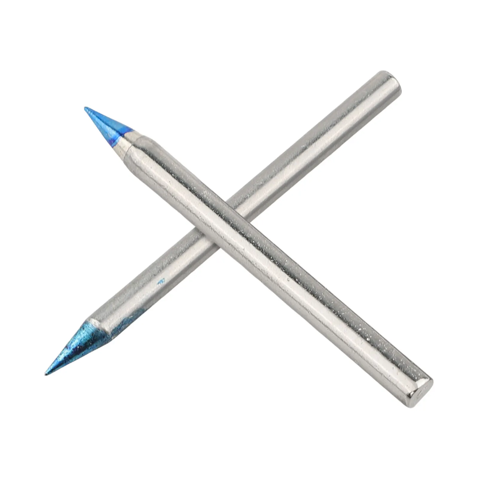 

4pcs 30-100W Blue Pointed Welding Tips External Heat Soldering Iron Free Solder Externally Heated Pure Copper Soldering Iron Tip