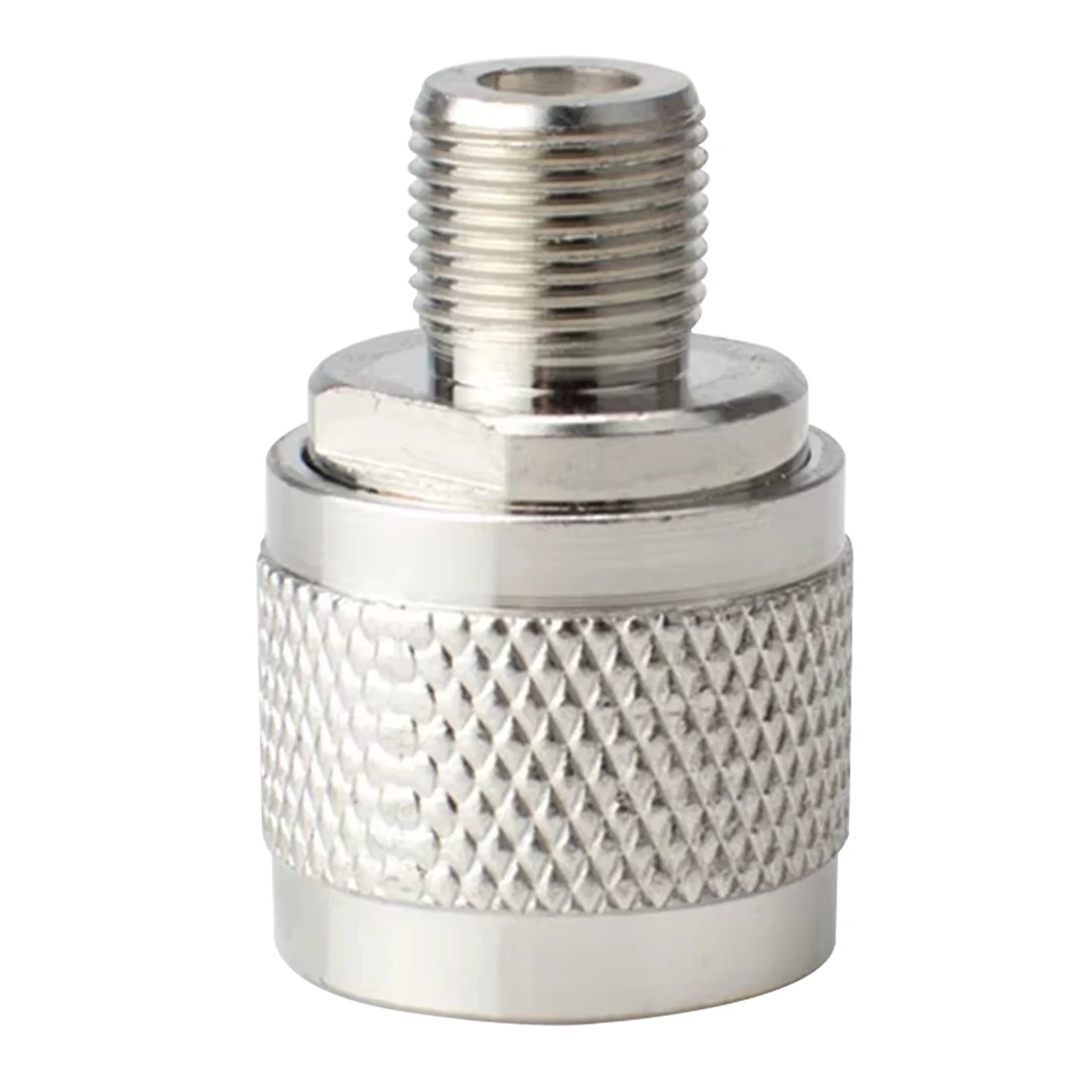 1pc N Male Plug to F Female Jack RF Coax Adapter Convertor Connector Straight Nickelplated Wholesale
