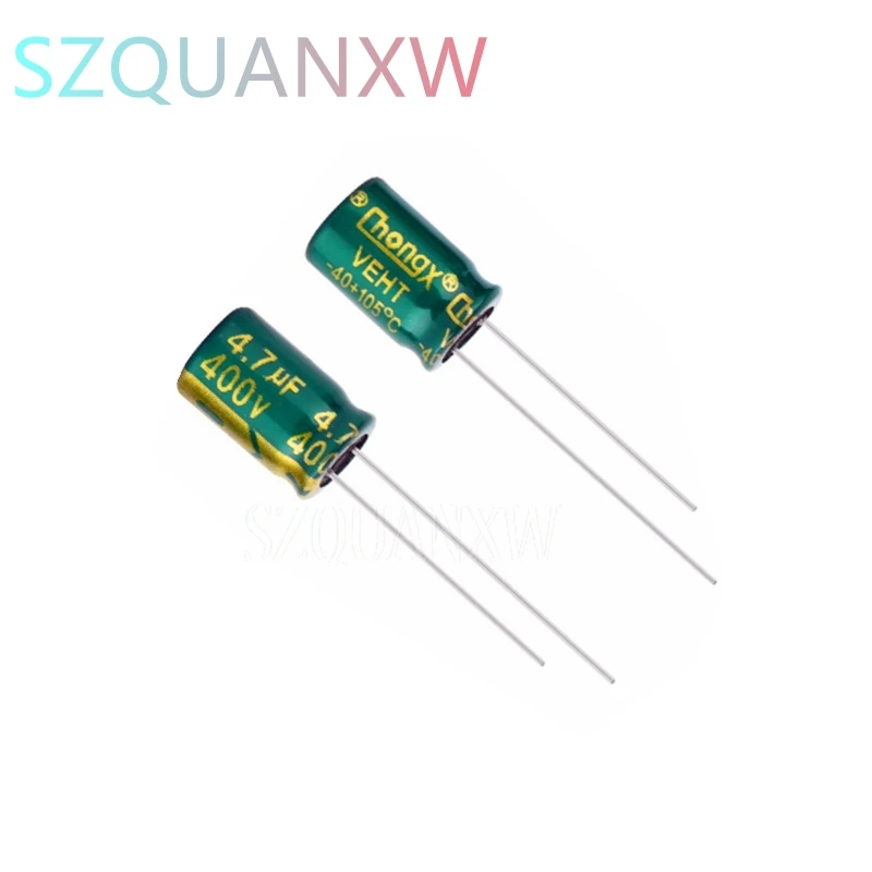 

5 шт., 450 В, 150 мкФ, 18x35 мм, высокочастотные электролитические конденсаторы с низким сопротивлением для материнских плат, долговечные.