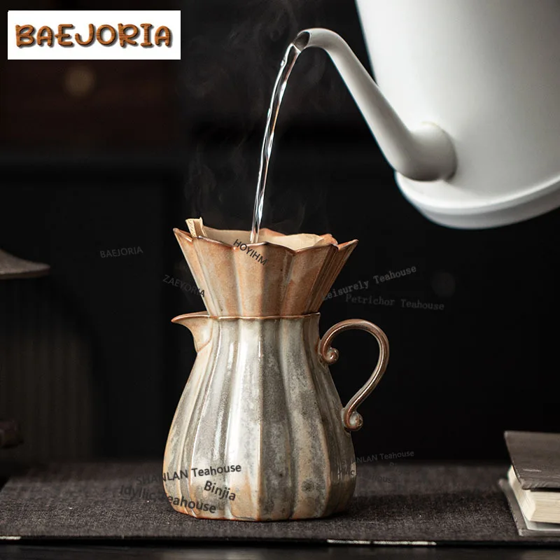 BAEJORIA Zhiye Roasting Hand Brew Coffee Tea Separator Infusor Luxury Tea Strainer Dispenser Tea Soaking Tea Filter Tableware