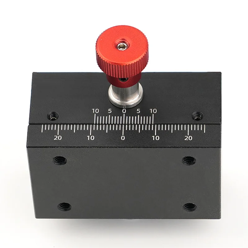 VEHO-X Axis Dovetail Groove Fine Tuning Platform Guided Manual Shift Platform Gear Drive Knob Adjustment Slide