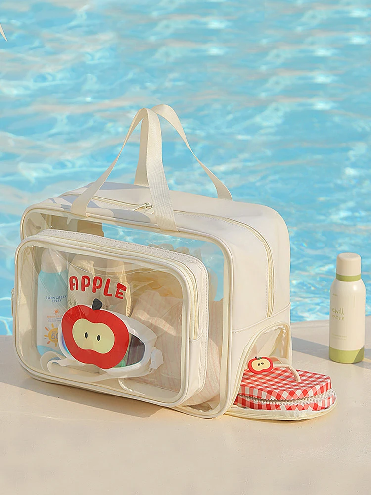 Waterproof Swimming Bag Dry Wet Separation Large Capacity Toileting Bag Beach Bag Sports Fitness Storage Bag Makeup Bag New