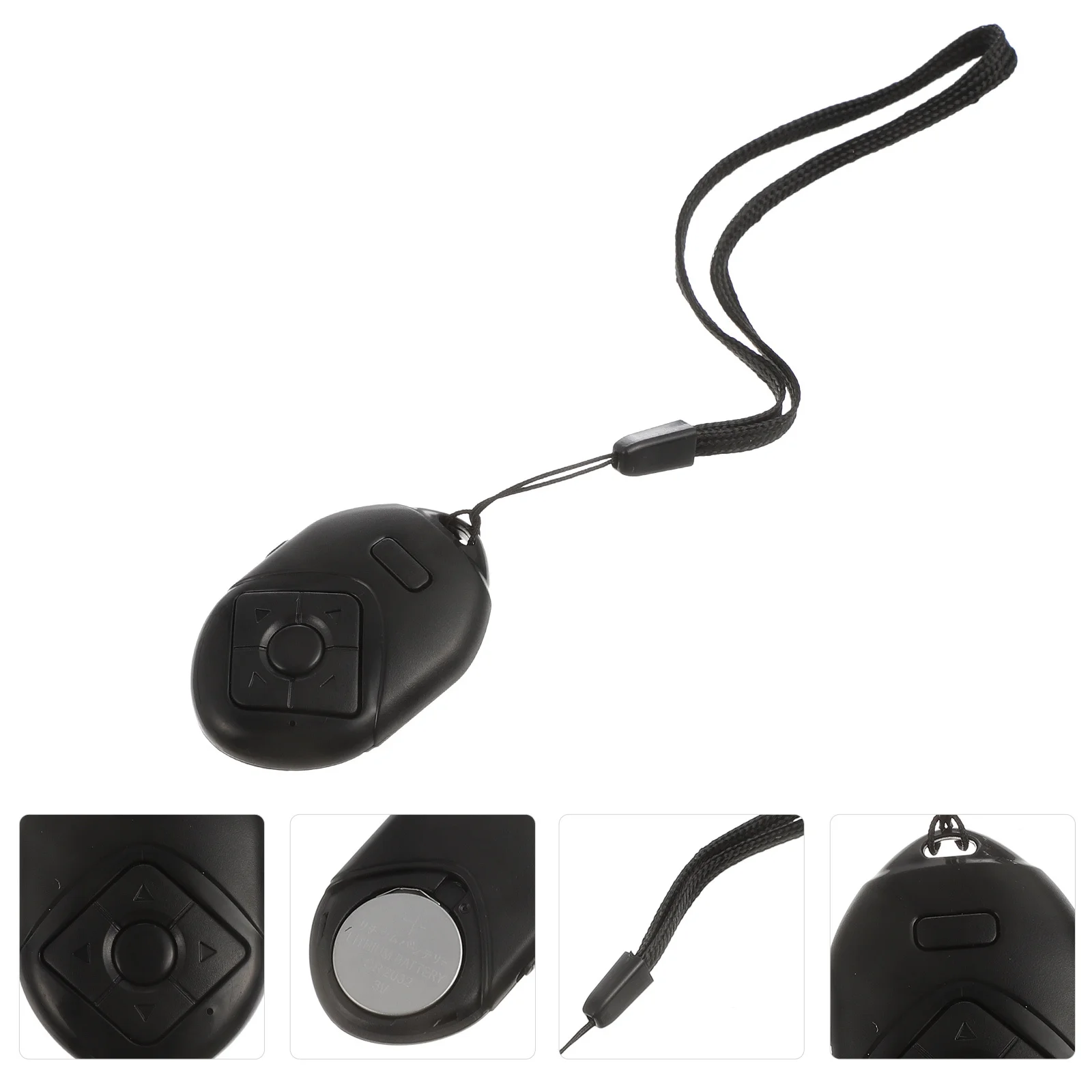 

1Pcs Phone Wireless Selfie Shutter Remote Plastic Lightweight Camera Controller Remote for Photo Capture Playback Pause Volume