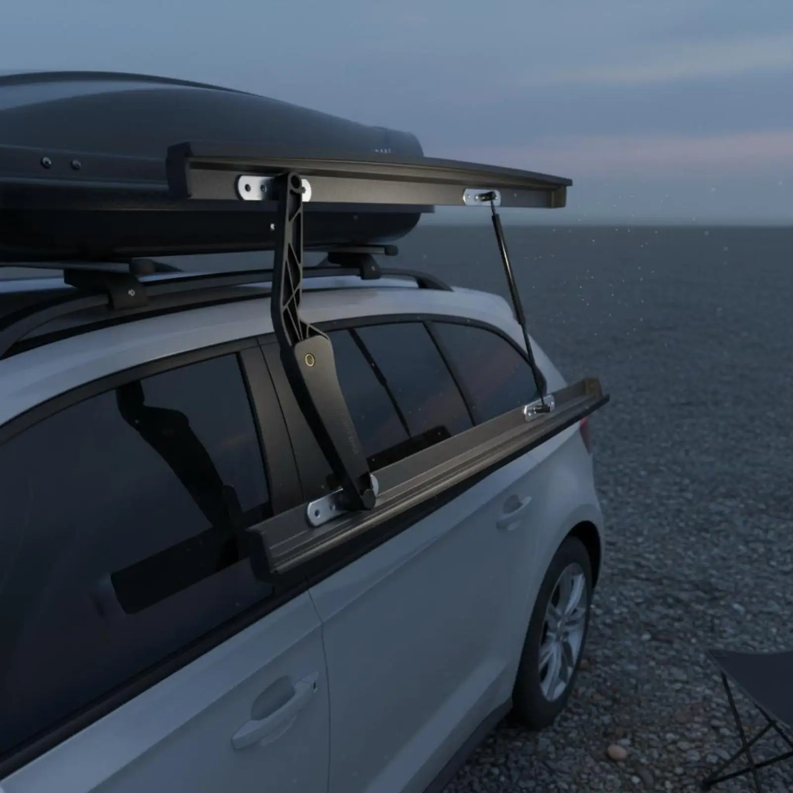 Compact Roof Box Support Rod Universal Luggage Support Arm Car Storage Strut Buffer for Travel Accessories