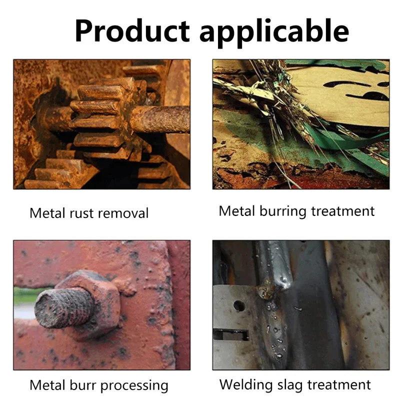 Hot Air Pneumatic Needle Scaler Accessories 19 Pins Pneumatic Tool For Air Chisel Hammer Removes Rust Dirt and Weld Dust Remover