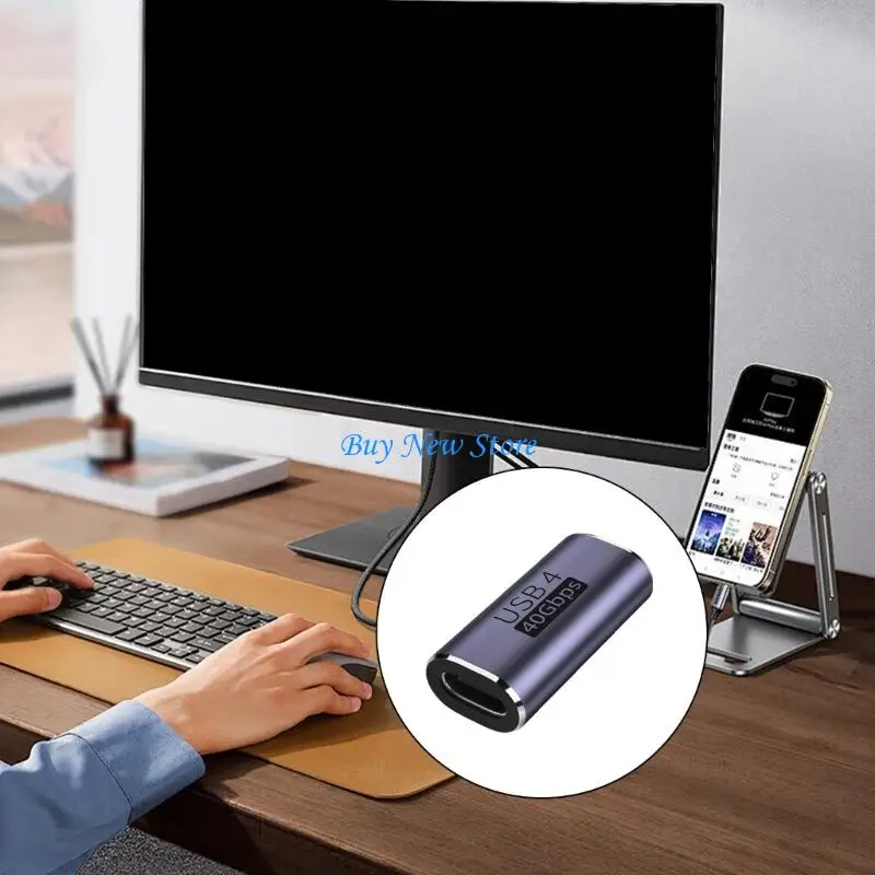 

20CE 40Gbps USB Type C Female to Female Converter USB C Adapter 8K@120HZ For Phone