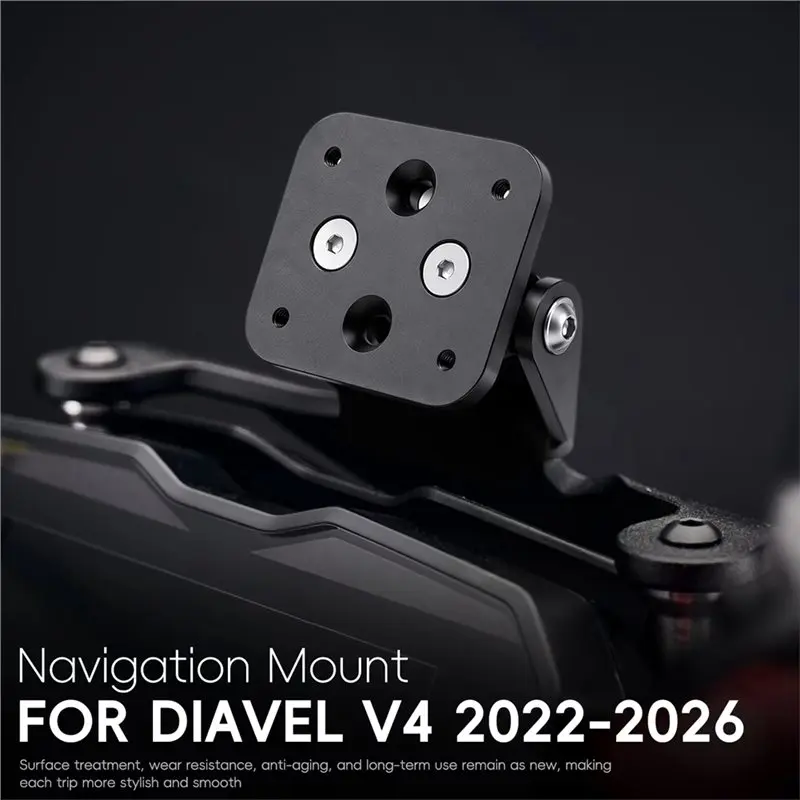 NEW HOT in Stock-GPS Instrument Base Holder Mount Bracket For Motorcycle Navigation Accessories For Ducati The Great Devil V4