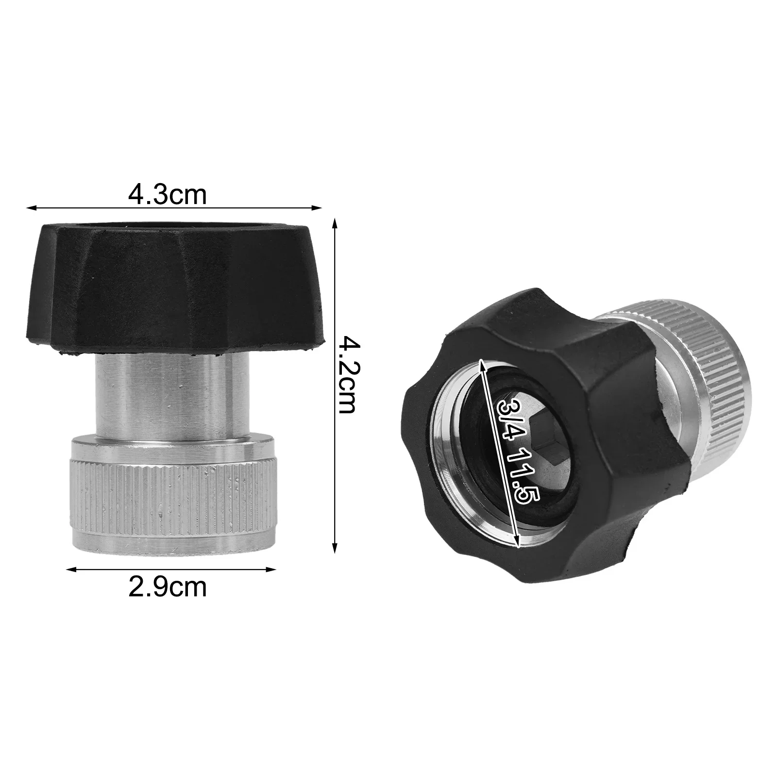 

Outdoor Cleaning As Shown Electric Pressure Washer Coupler Integrated Filtration System Adapter Leak-Proof Coupler