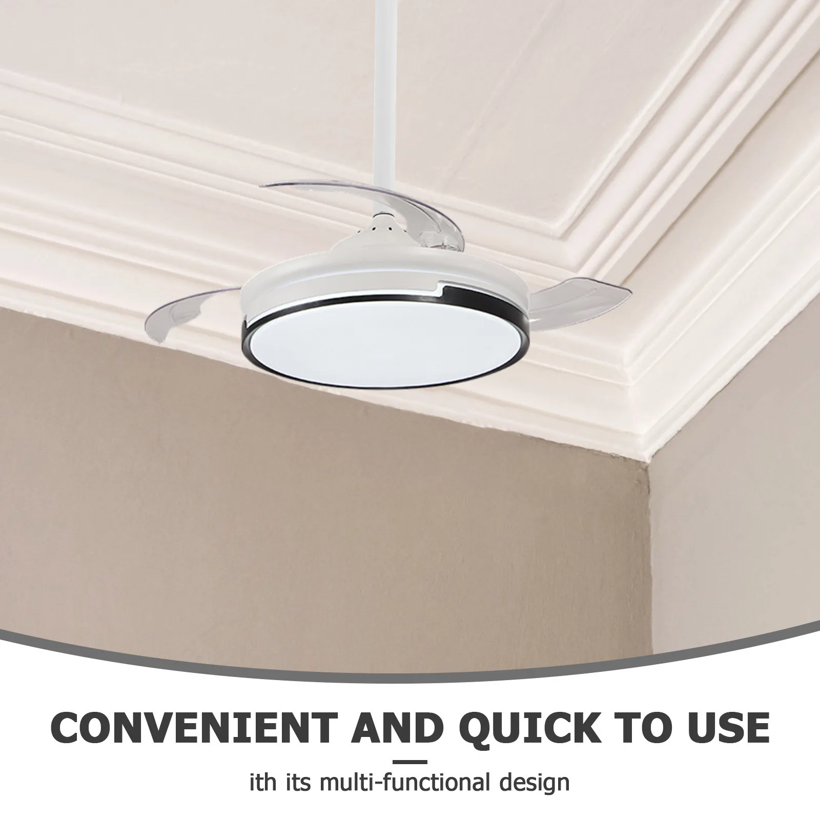 تمديد قضيب 12 بوصة الحديد Downrod لمراوح عالية دائم استبدال جزء تمديد قضبان لمروحة السقف مروحة السقف