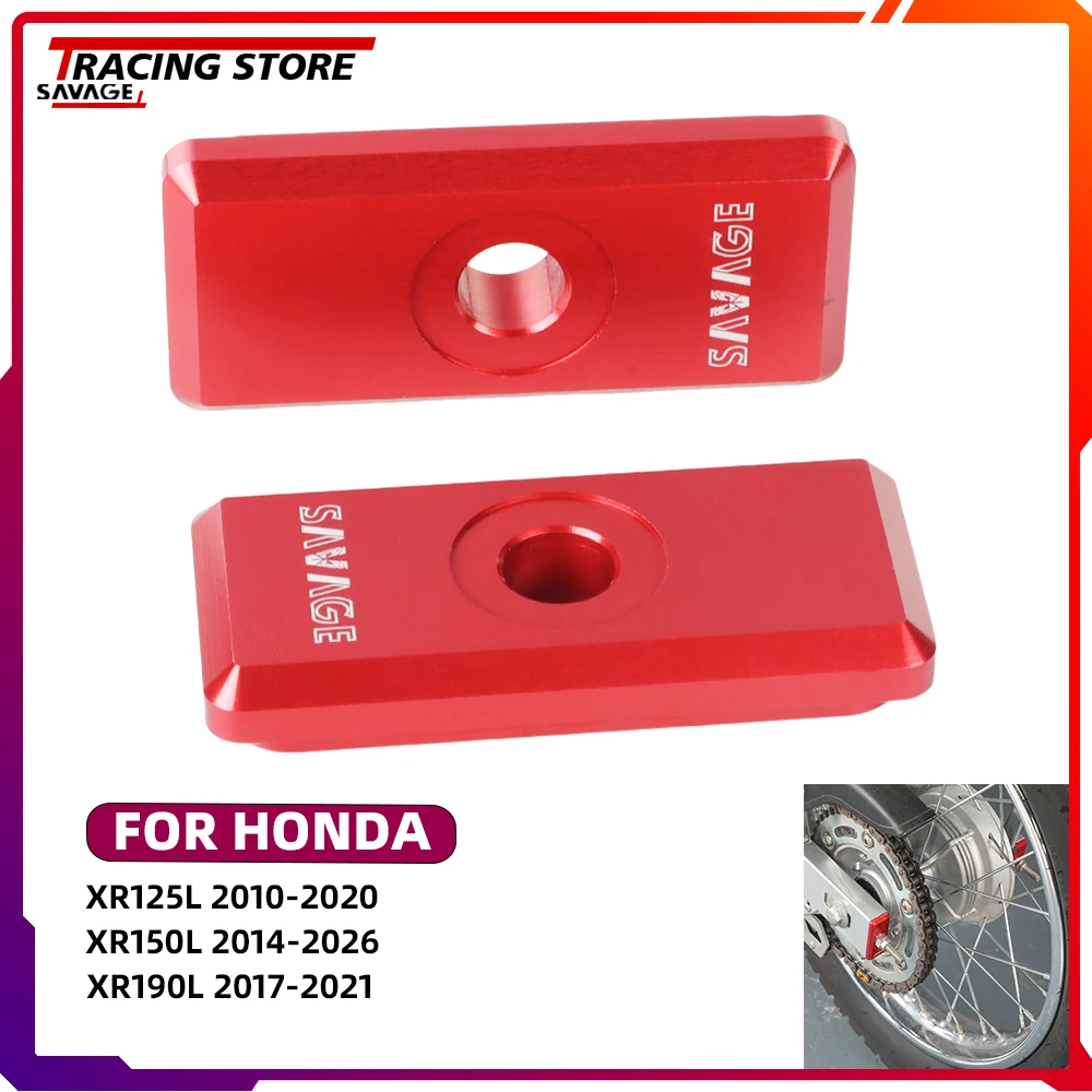 

Для HONDA XR190L XR125L XR150L регулятор цепи маятника, торцевая крышка XR 125L 150L 190L, наконечники рычагов заднего колеса мотоцикла XR, аксессуары