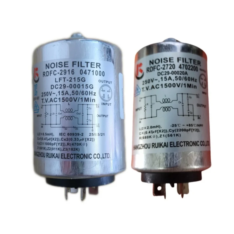 Nuevo para Samsung lavadora filtro condensador DC29-00015G RDFC-2916 LFT-215G DC29-00020A piezas de RDFC-2720