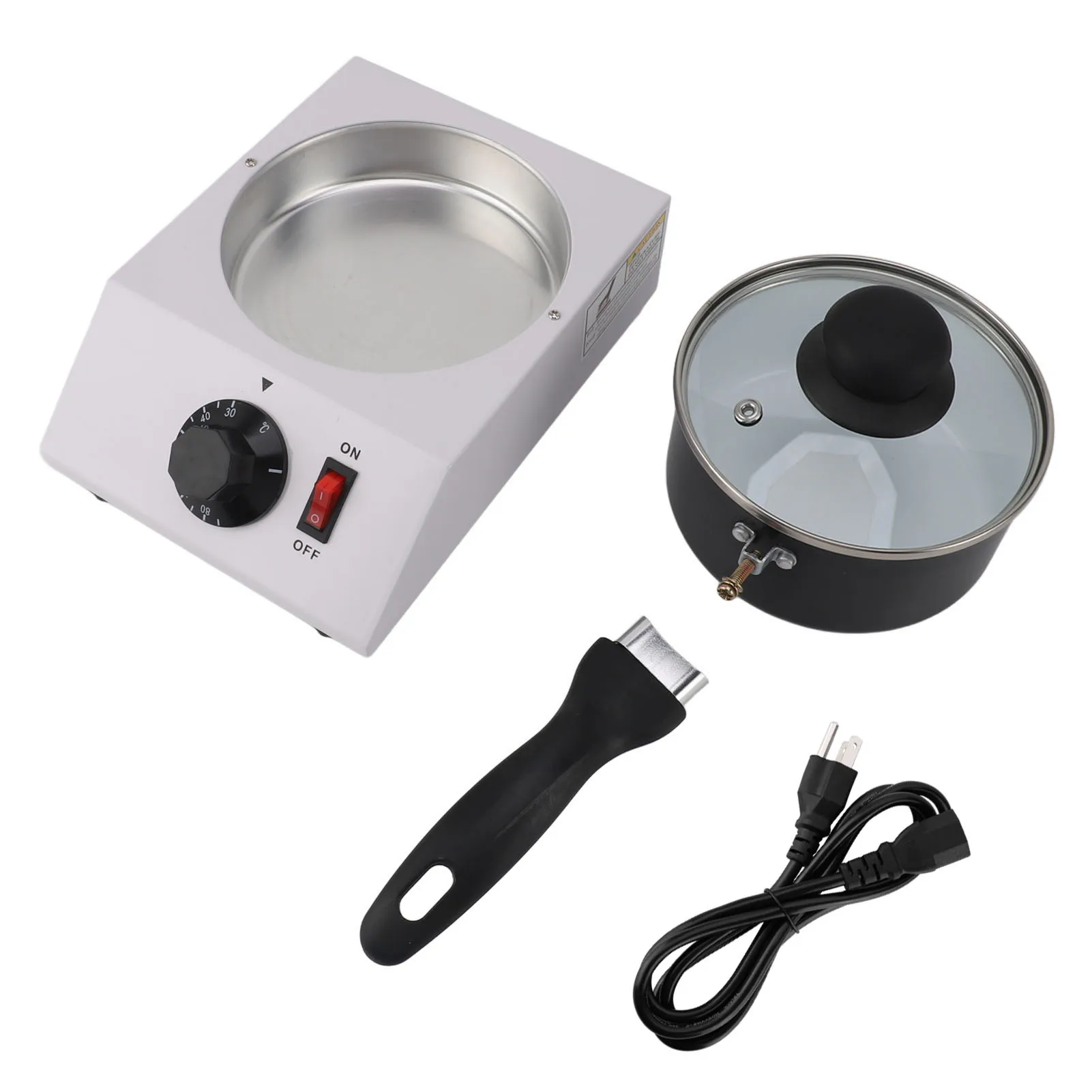 ماكينة ذوبان الشوكولاتة المصنوعة من الألومنيوم مانعة للالتصاق ، وعاء مفرد ، تحكم يدوي ، حليب زبدة القهوة ، 30-85 ℃ ، 1 14.50