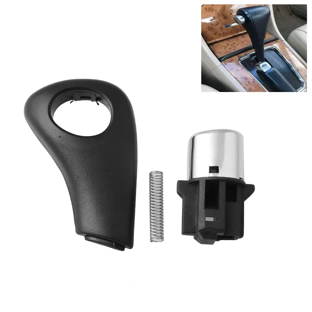 

54132-SDA-A81 Shifter Shift Button Knob Repair Kit + 54141-SDA-A81 Shift Knob Side Plate for 2003-2006 Honda Accord