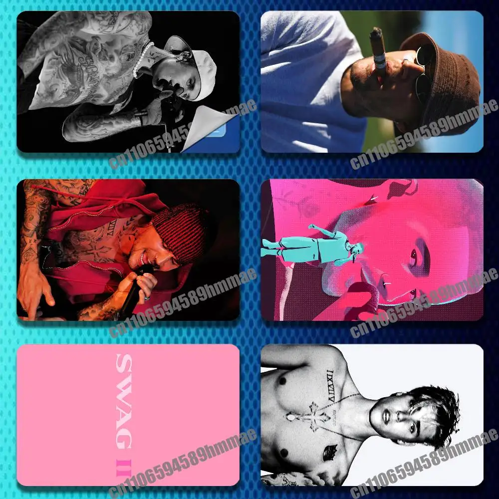 

For J-Justin B-Bieber Swag II Credit Bank Sticker Film Waterproof Protect Access Card Full Cover Skin ID