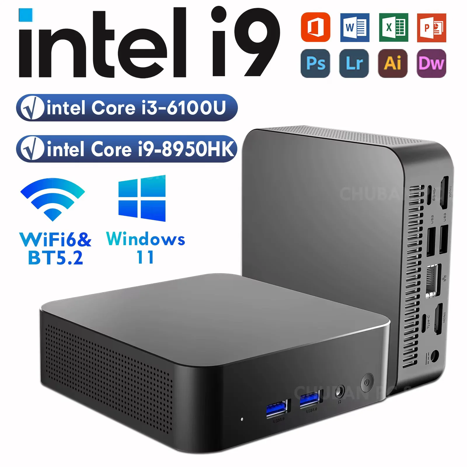 �y�Z�[�����z�~�jPC Intel Core i9 8950HK i3 6100U �f�X�N�g�b�vPC �Q�[�~���O�R���s���[�^�[ 16GB RAM 1TB SSD WiFi 6 �|�[�^�u��PC �Q�[�}�[�y3�N�ۏ؁z