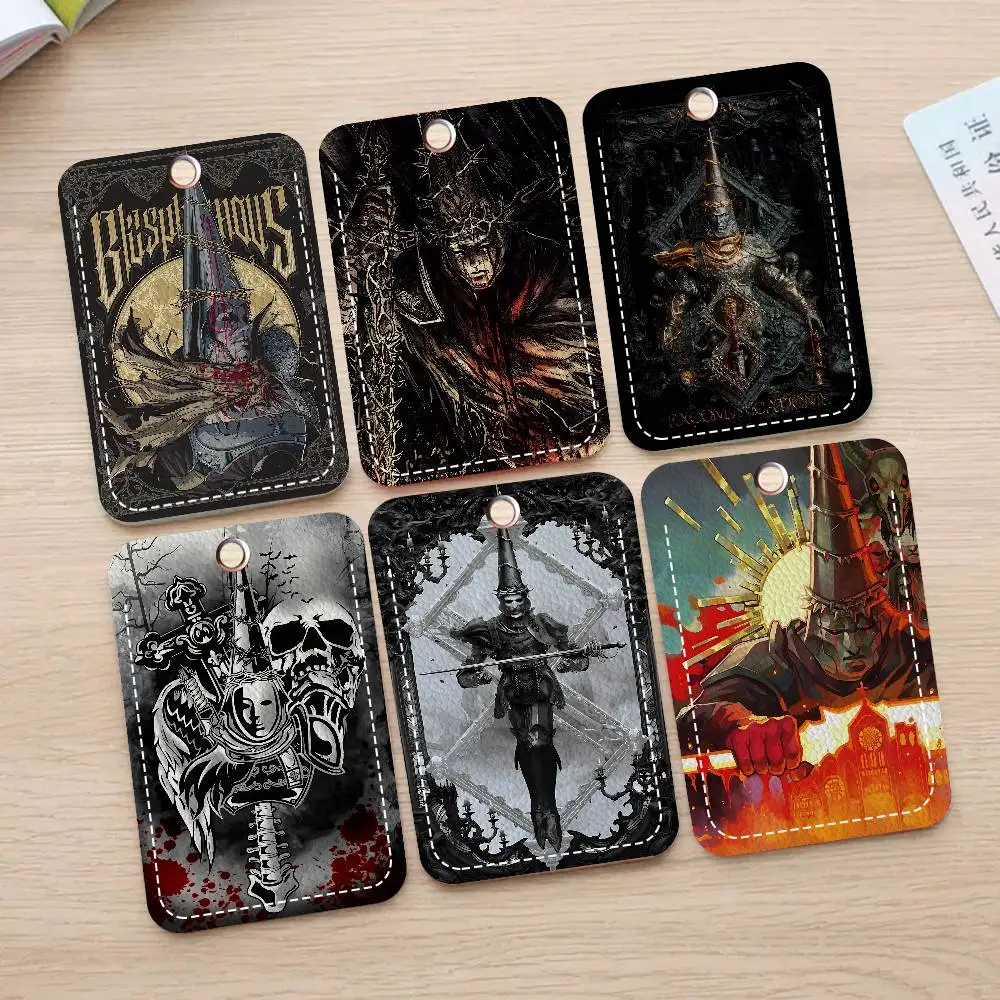 

Брелок-держатель для карт Blasphemous Game с защитным чехлом для проездных, кредитных и банковских карт, а также карт доступа