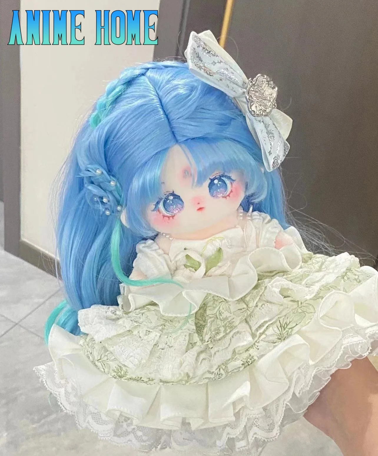 Plushie Fairy Princess Lolita Blue Green Hair 25cm Doll Toy Plush Skeleton Body Cosplay Original Cute Lovley X Gift