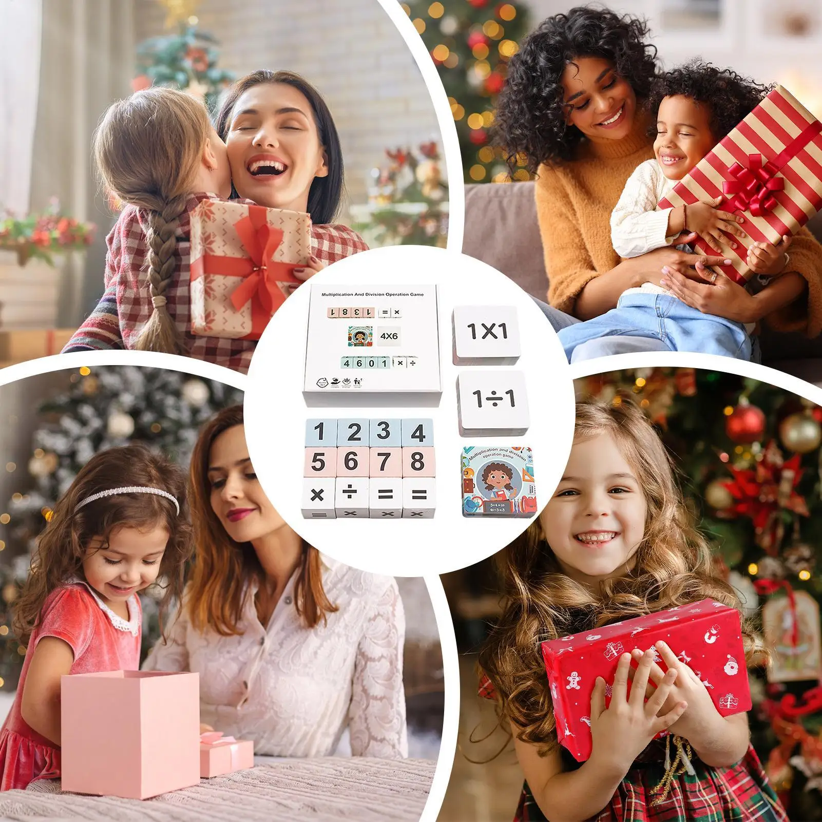 수학을위한 계산 블록 나무 조기 교육 장난감 곱셈 분할 어린이를위한 학습 블록 소년 소녀 초등학교