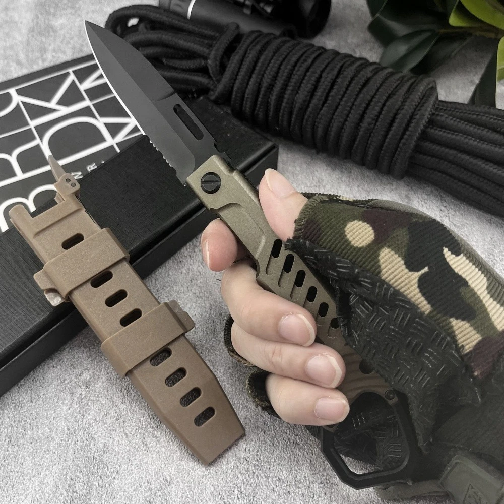

Многофункциональный нож MH Popular: высококачественный походный нож с лезвием N690 и рукоятью из алюминия T6. Изысканный инструмент для резки и рыбалки.