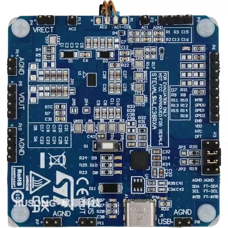 ST Original STEVAL-WLC38RX STWLC38 Wireless Power/Charging Power Management Evaluation Board
