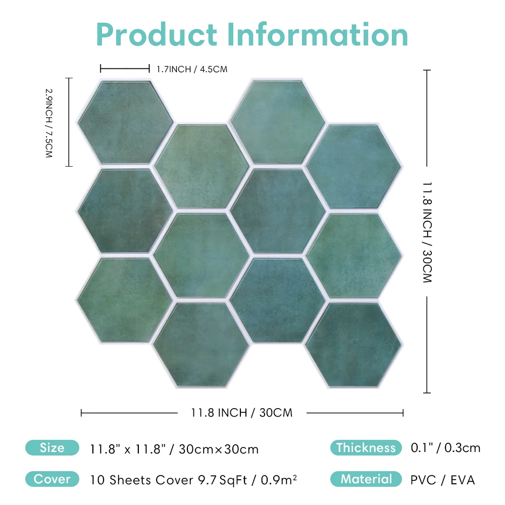 1/10 PCS Peel-and-Stick 3D Wall Panel, Home Decoration Wall Covering, Popular Style Decoration, Waterproof, Easy to Install. image 3