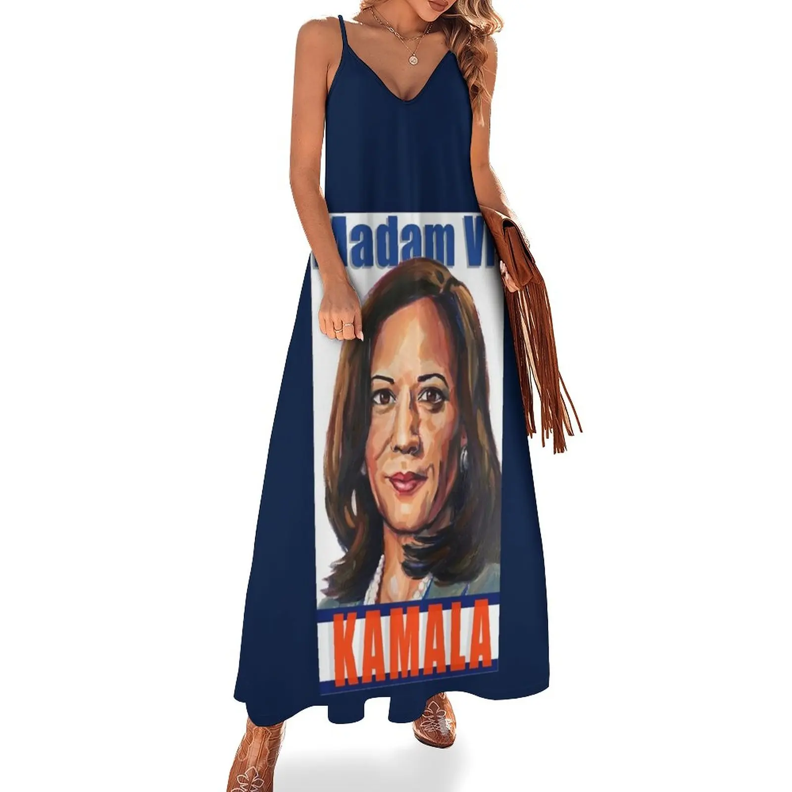 Kamala-vestido sin mangas MVP para mujer, prenda elegante de noche para fiesta, de lujo, para verano, 2023