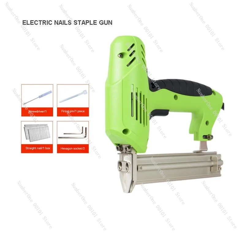 F30/422 Electric Stapler 2 In 1 Framing Tacker 220V Electric Nails Staple Gun For Woodworking Tools Dual-Purpose Nail Gun