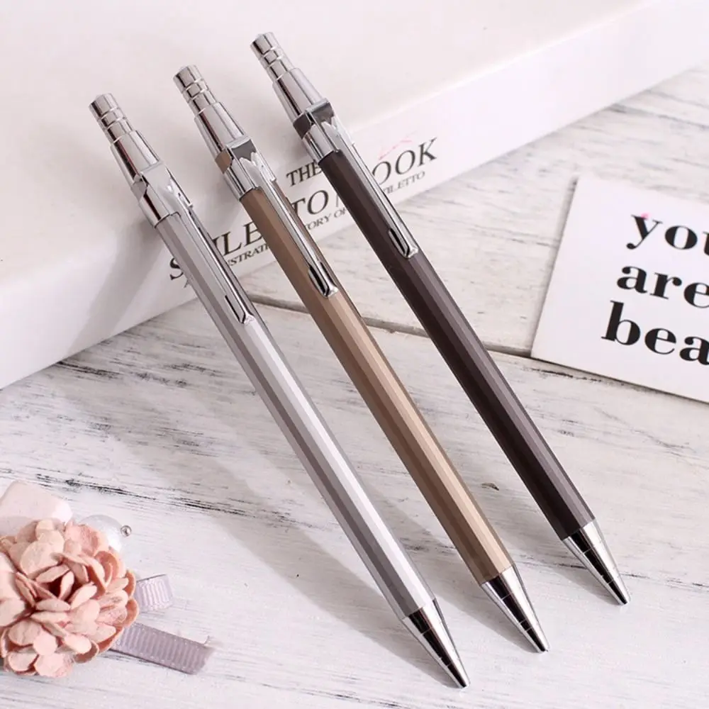 0.5/0.7MM Mechanical Pencil Drawing Writing Tool Metal Propelling Pencil Sketch Comics Design Automatic Pencil School Office