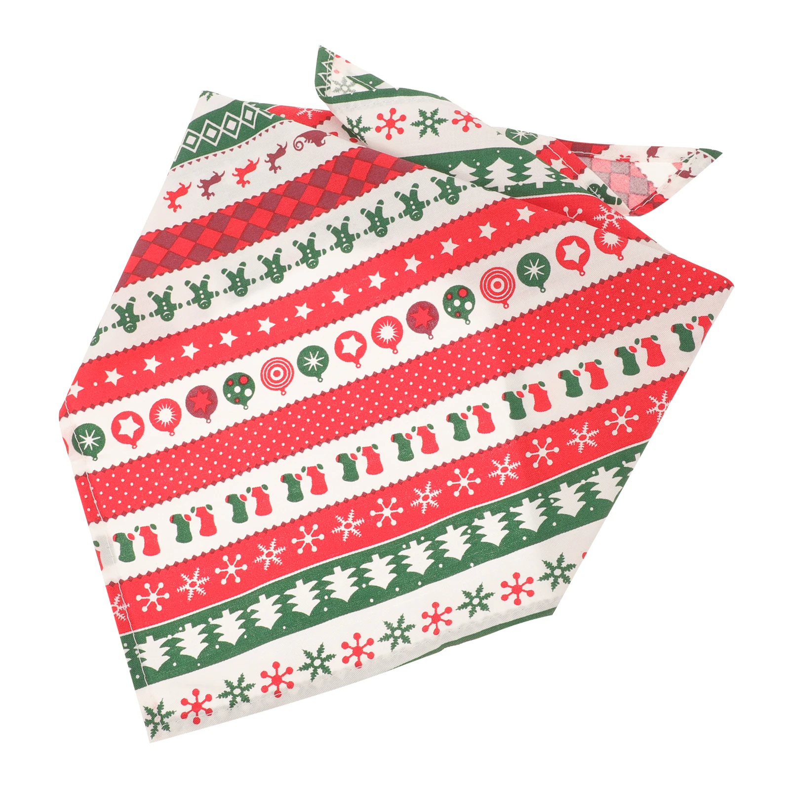 

Pet Bandana Christmas Triangular Dog Scarf Adjustable Puppy Costume Holiday Decor Dog Bandanas Pet Costume